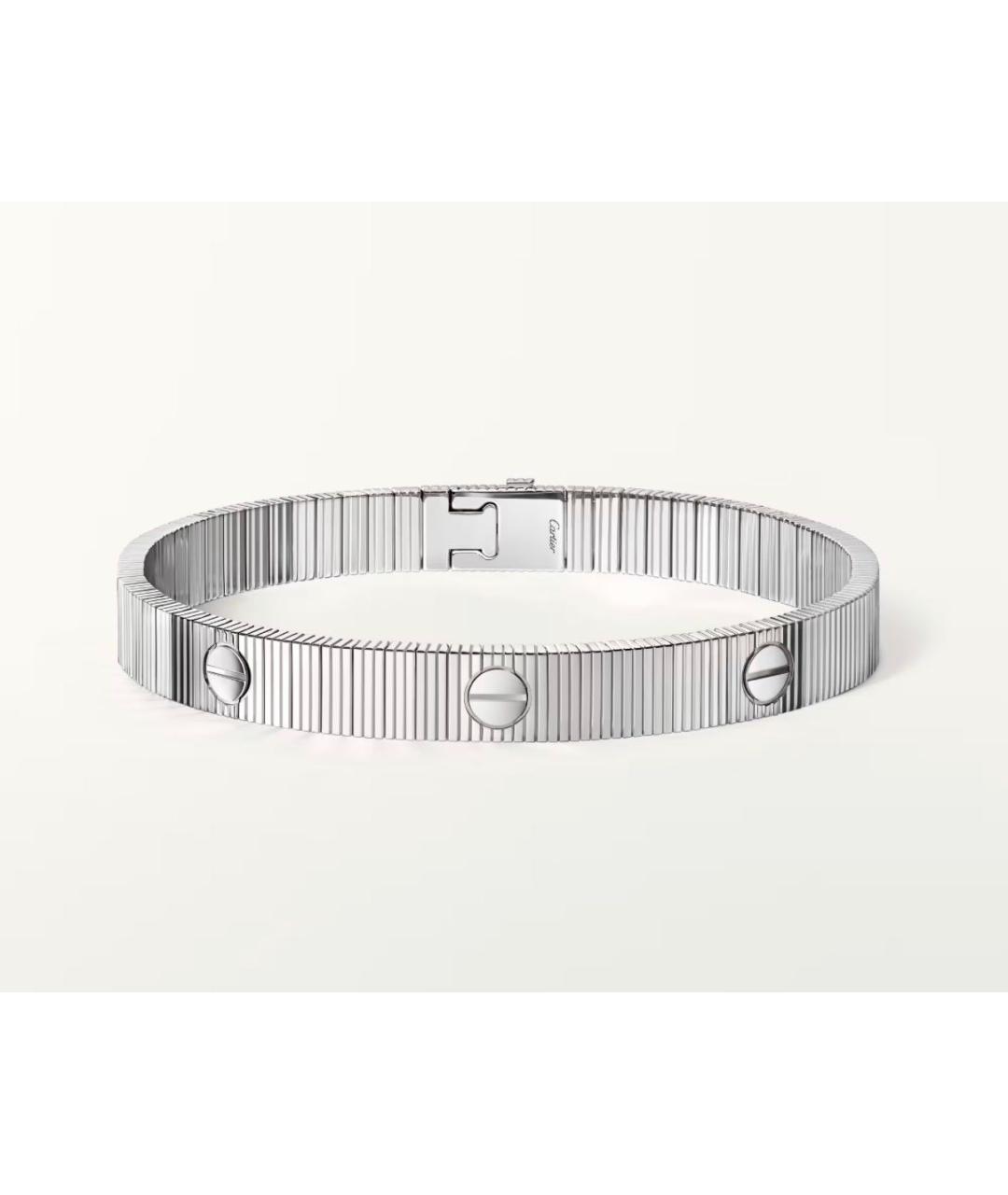 CARTIER Серебряный браслет из белого золота, фото 7