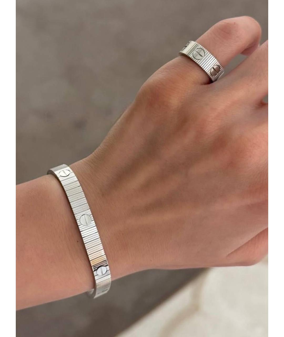 CARTIER Серебряный браслет из белого золота, фото 6
