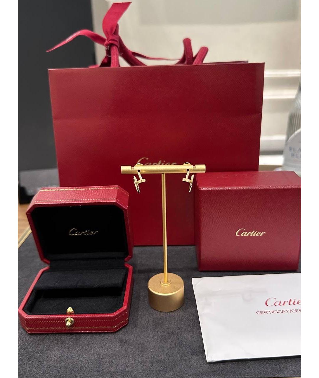 CARTIER Золотые серьги из розового золота, фото 2