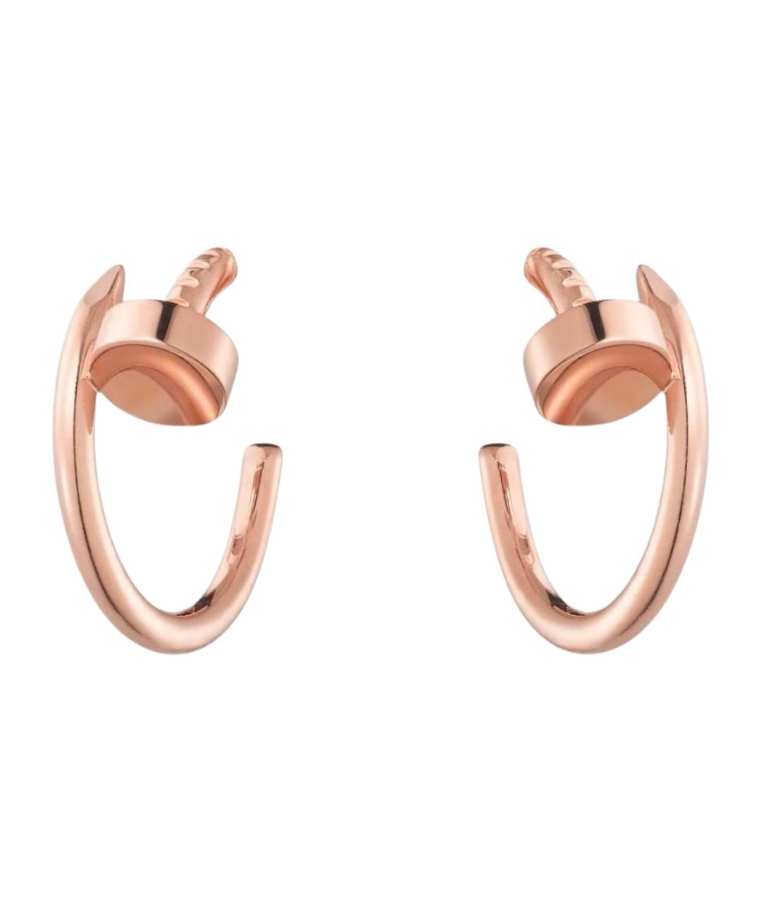 CARTIER Золотые серьги из розового золота, фото 1