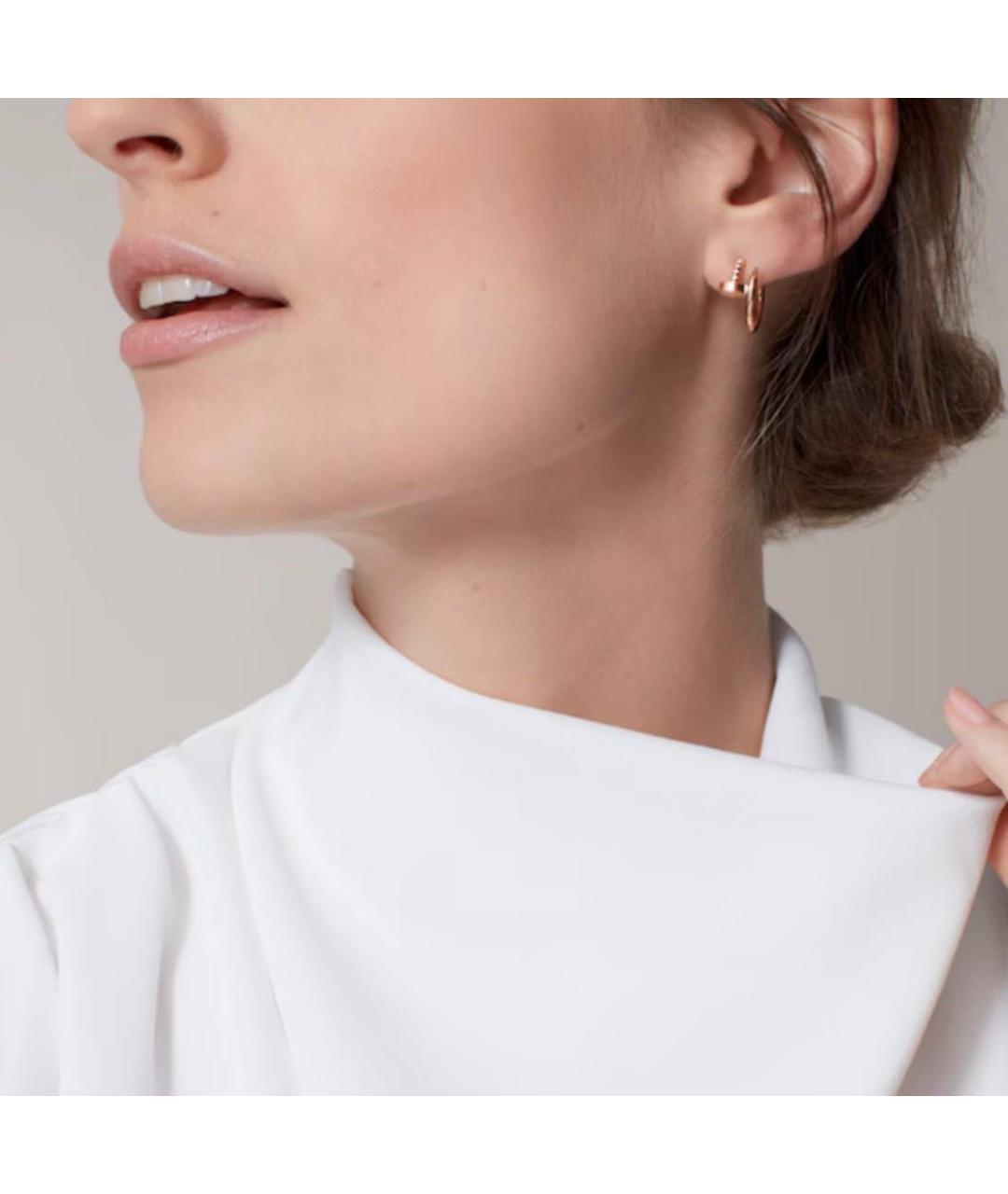 CARTIER Золотые серьги из розового золота, фото 6