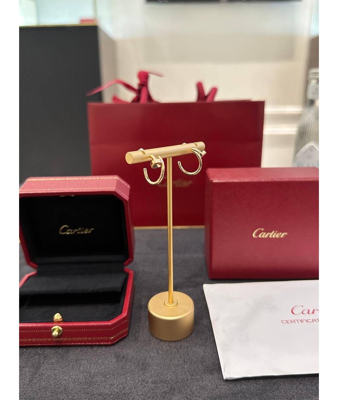 CARTIER Золотые серьги из розового золота, фото 3