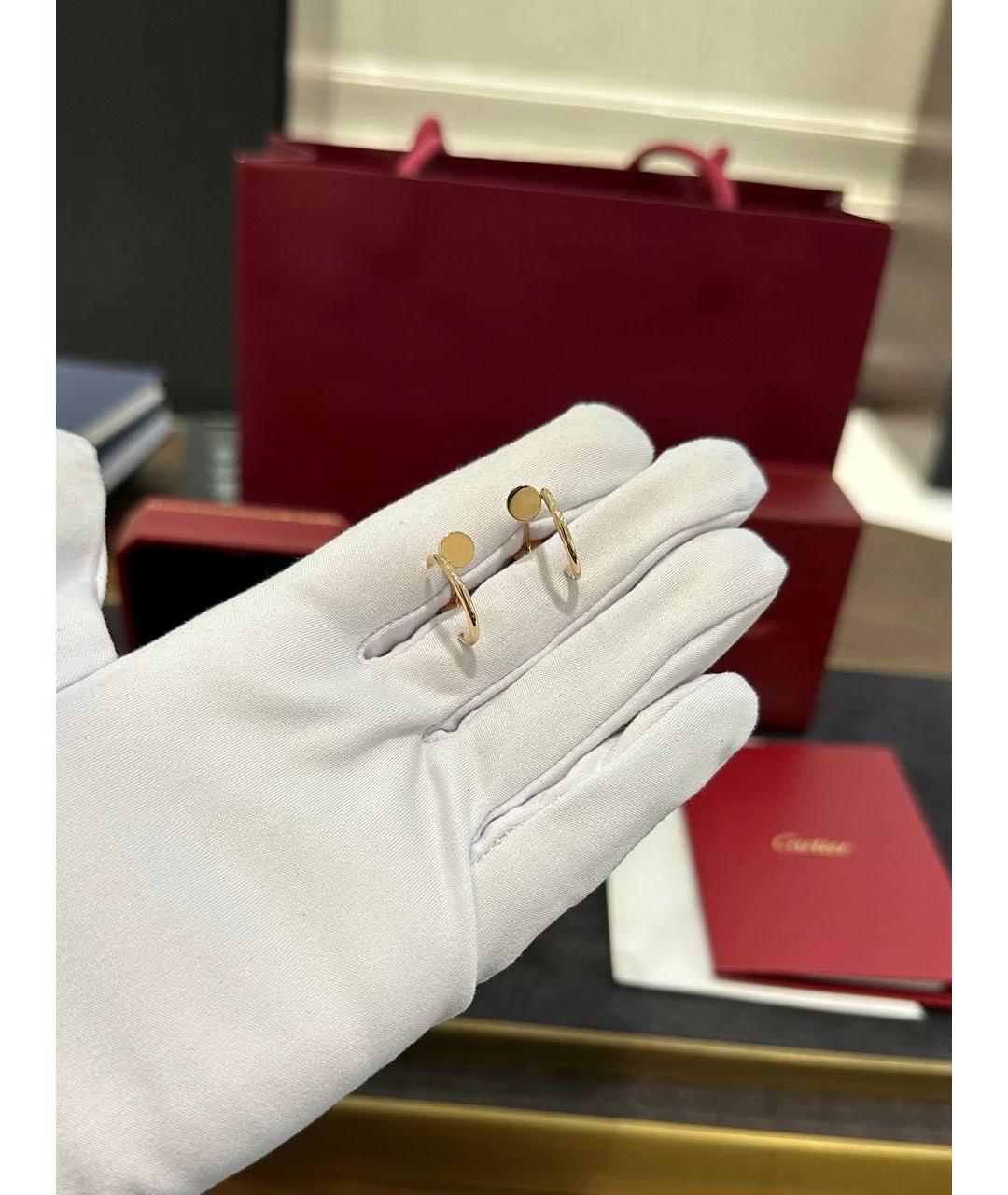 CARTIER Золотые серьги из розового золота, фото 4