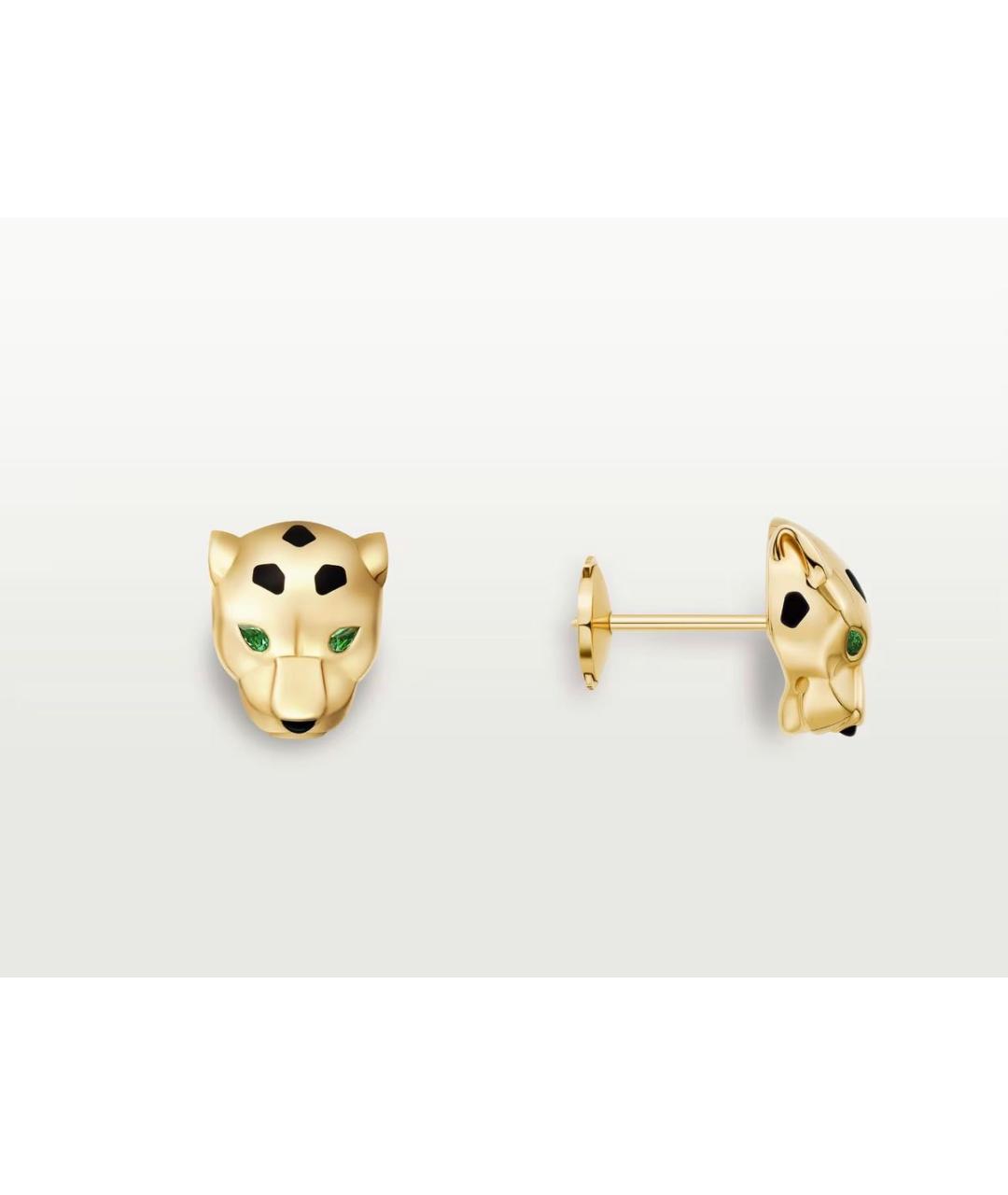 CARTIER Золотые серьги из желтого золота, фото 4