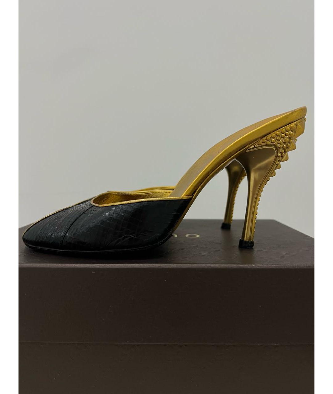 GUCCI Кожаные мюли, фото 4