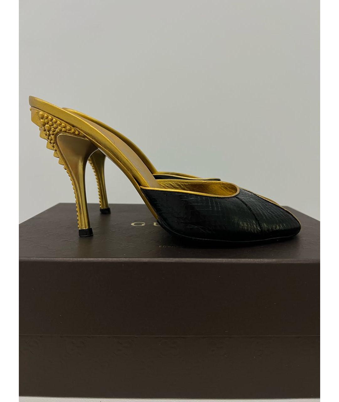 GUCCI Кожаные мюли, фото 2
