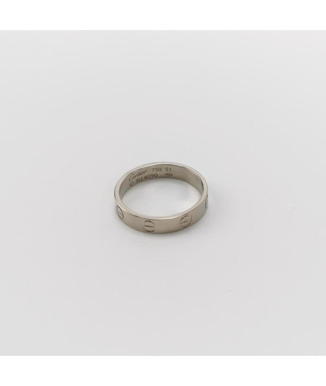 CARTIER Серебряное кольцо из белого золота, фото 3
