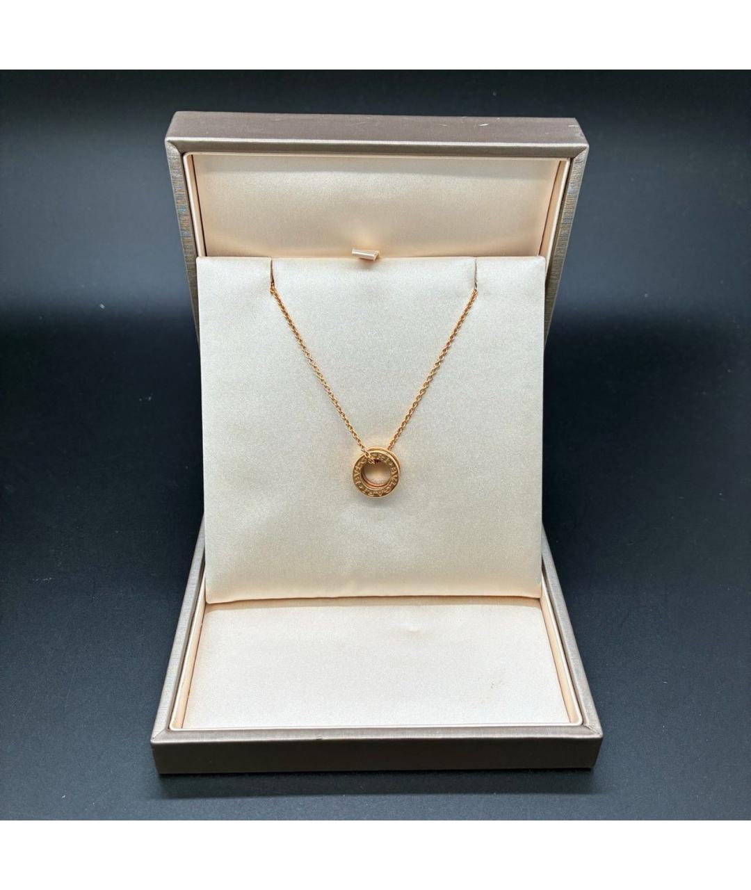 BVLGARI Золотое колье из розового золота, фото 2