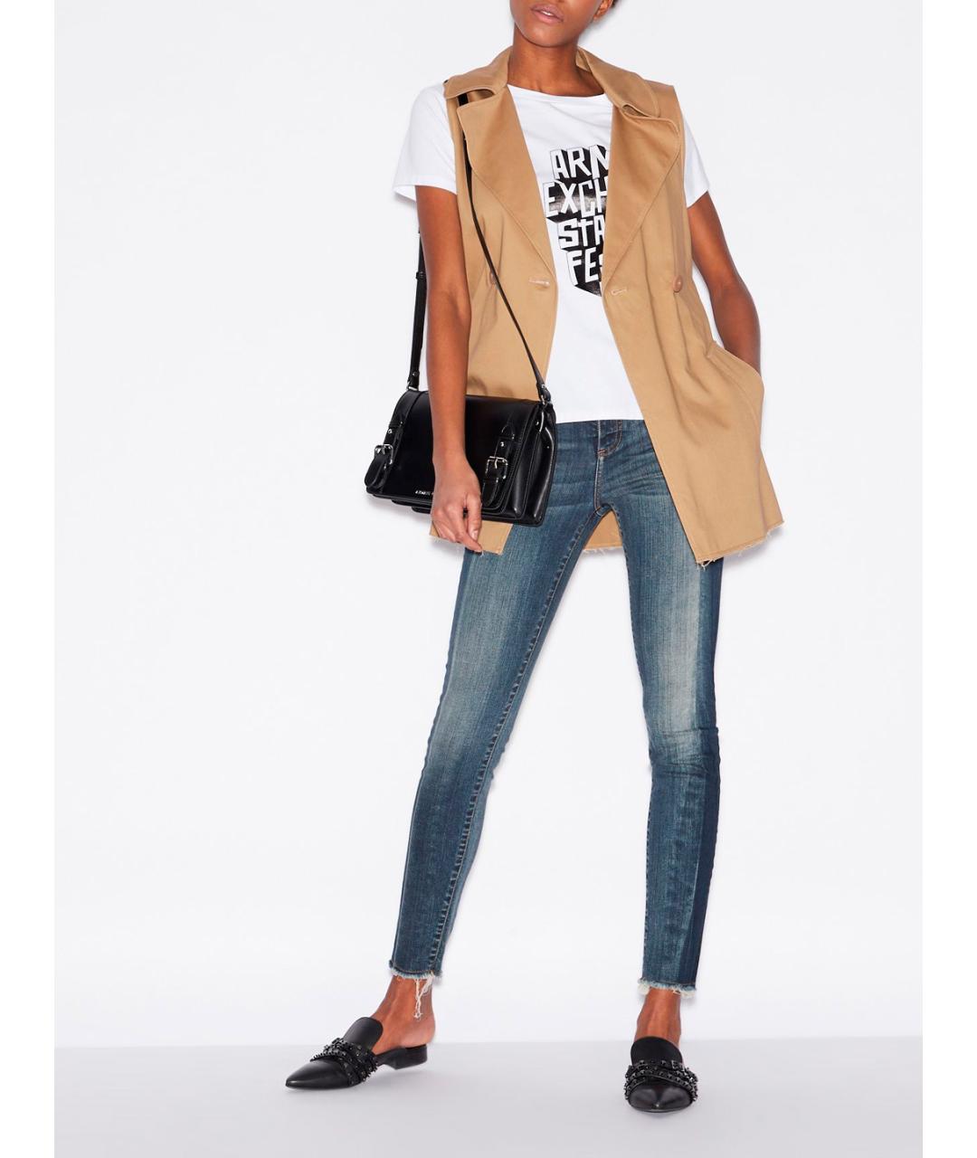 ARMANI EXCHANGE Бежевый жилет, фото 4
