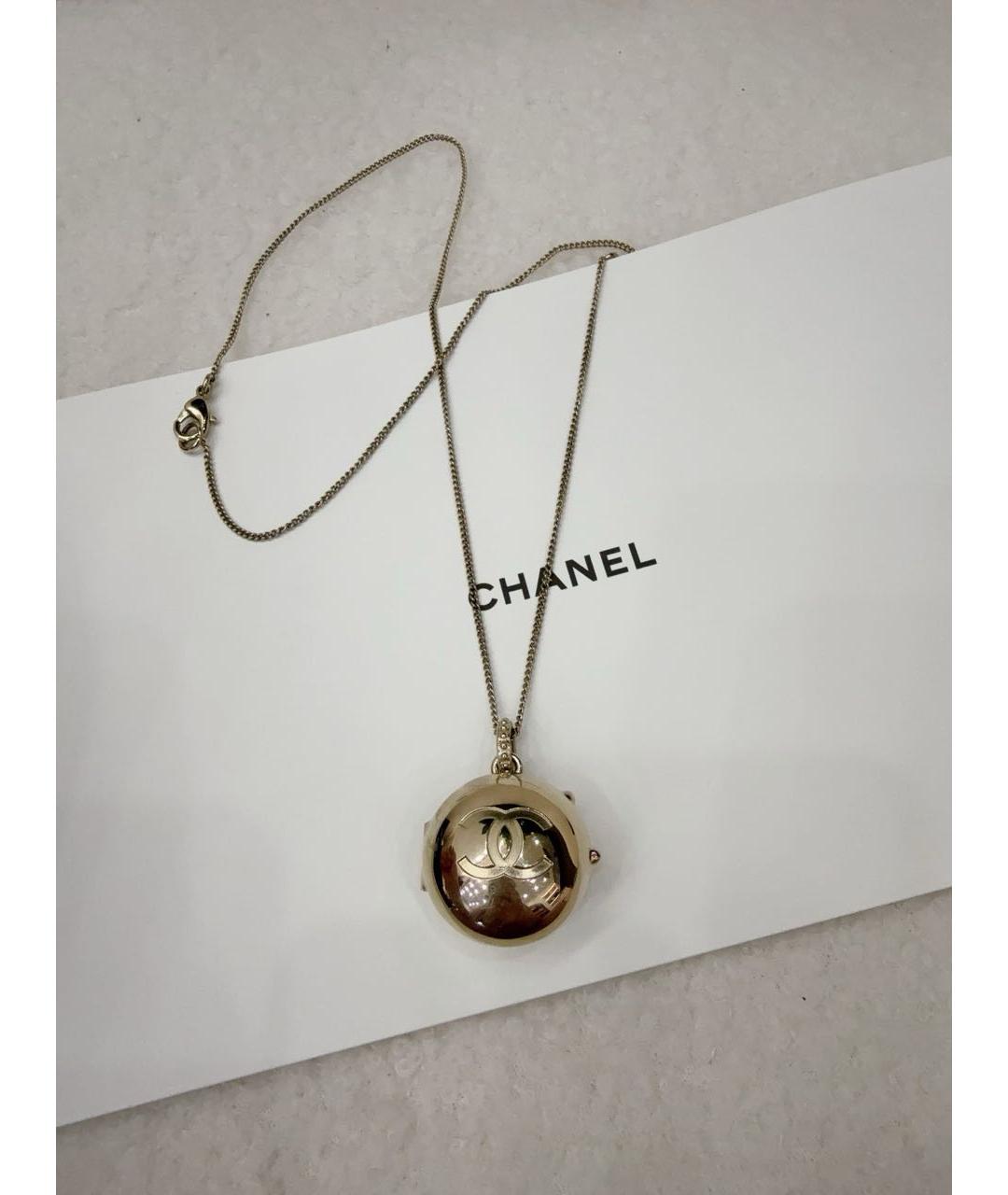CHANEL Золотое колье, фото 3