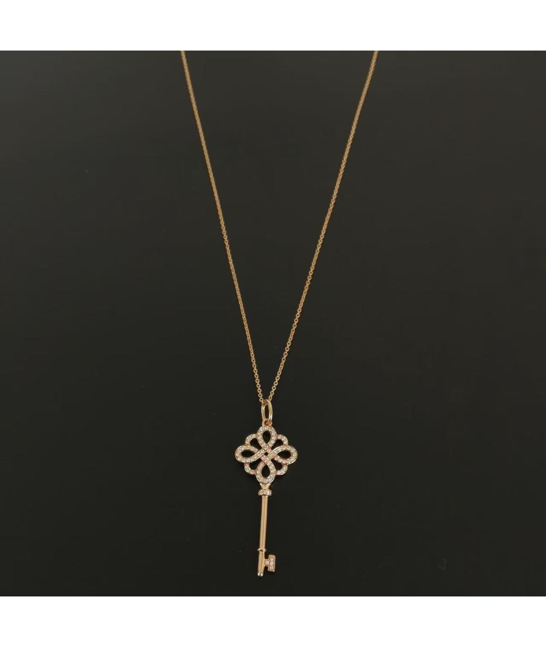 TIFFANY&CO Золотая подвеска из розового золота, фото 4