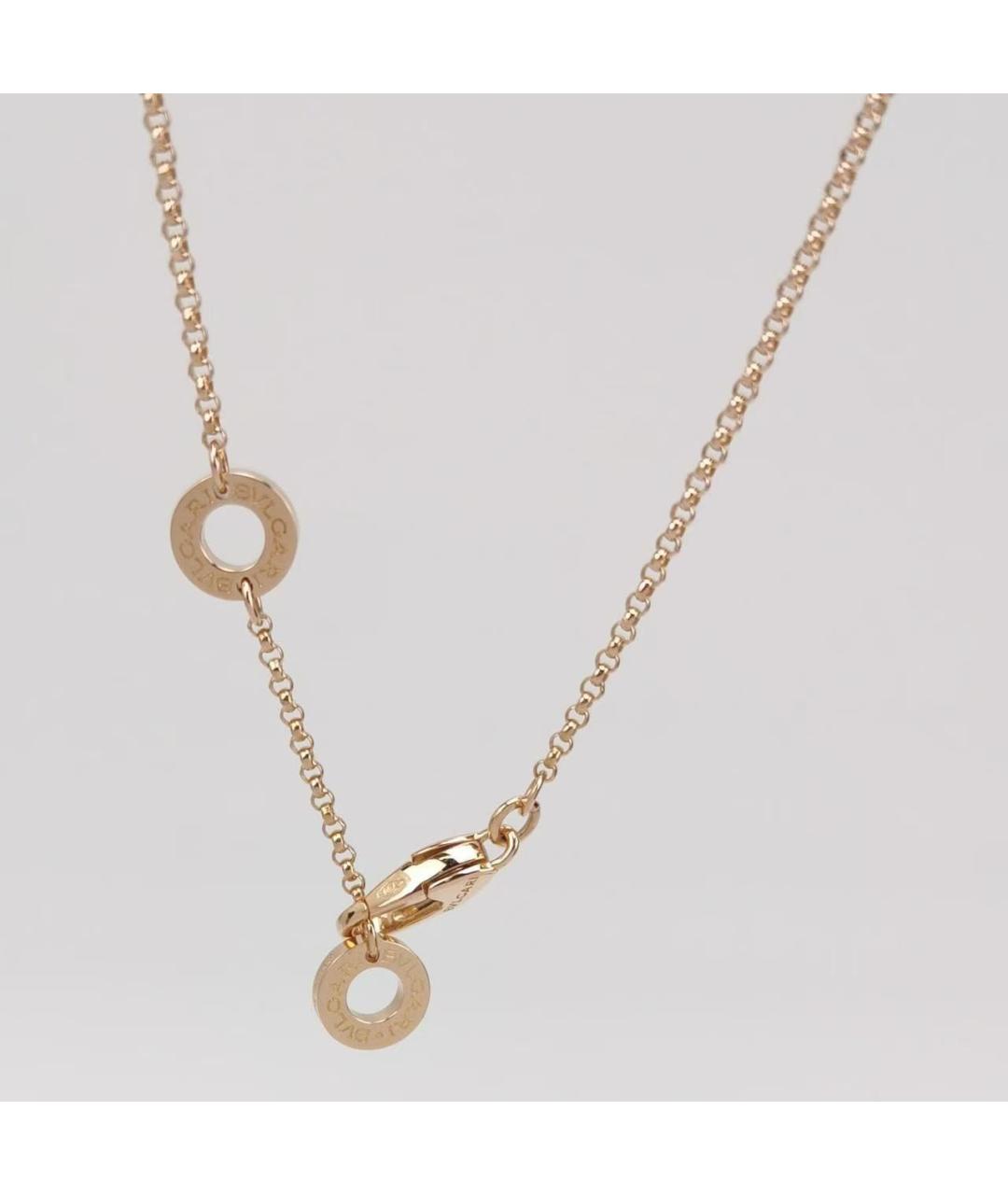 BVLGARI Золотое колье из розового золота, фото 4