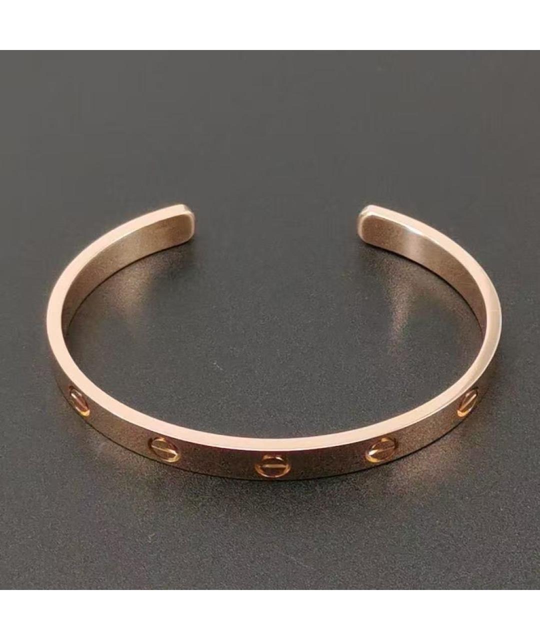CARTIER Золотой браслет из розового золота, фото 2