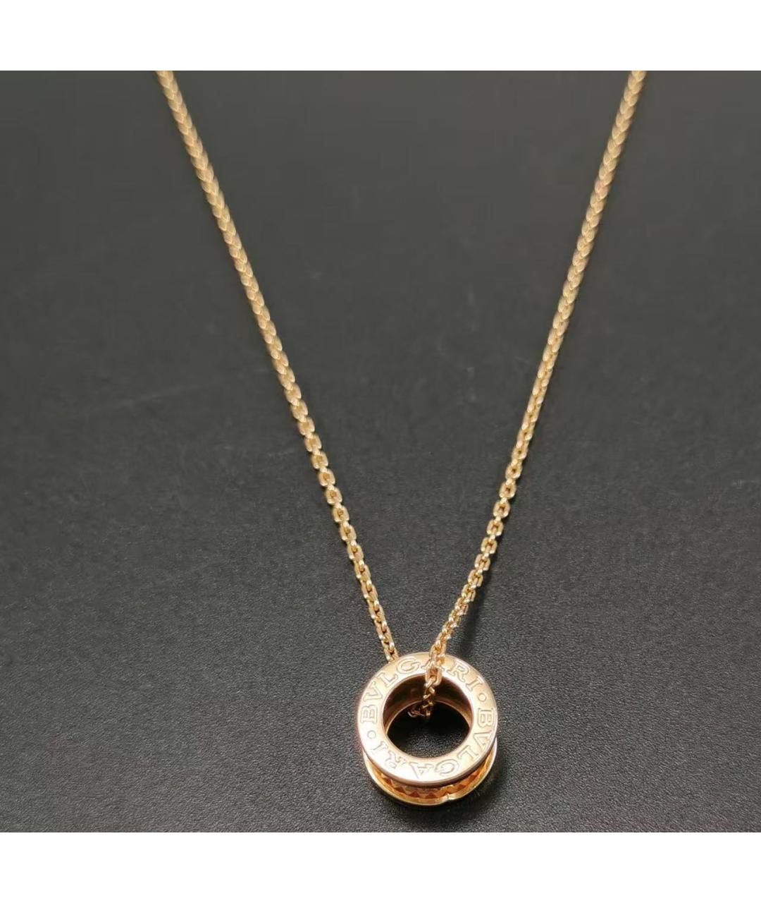 BVLGARI Золотая подвеска из розового золота, фото 4