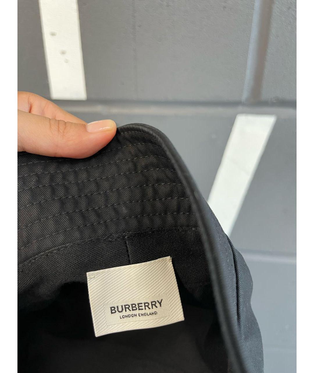 BURBERRY Черная панама, фото 3