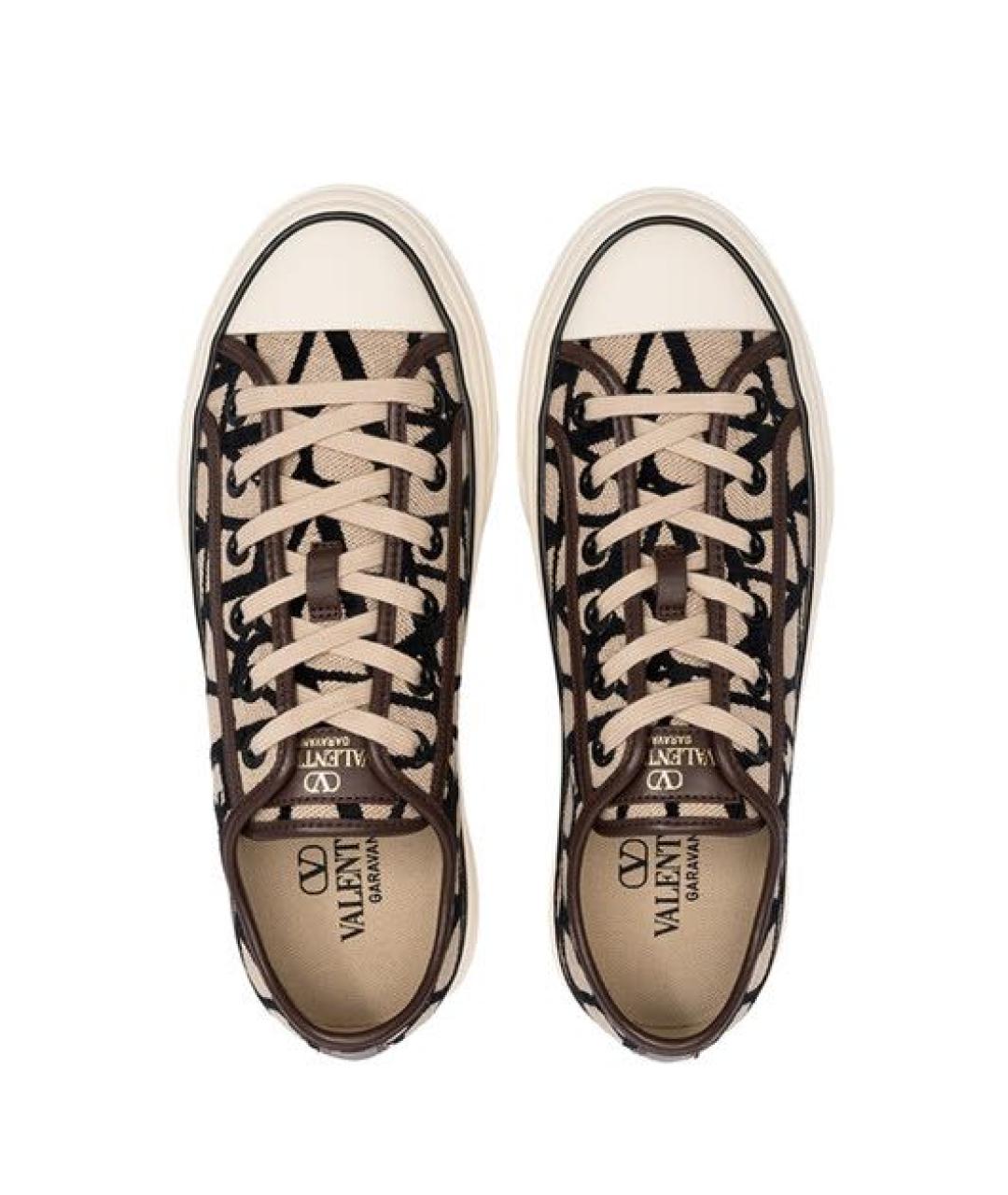 VALENTINO Мульти текстильные кеды, фото 3