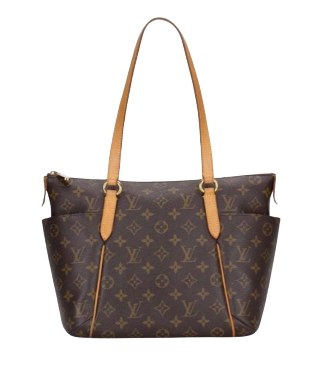 LOUIS VUITTON Коричневая канва сумка тоут, фото 1