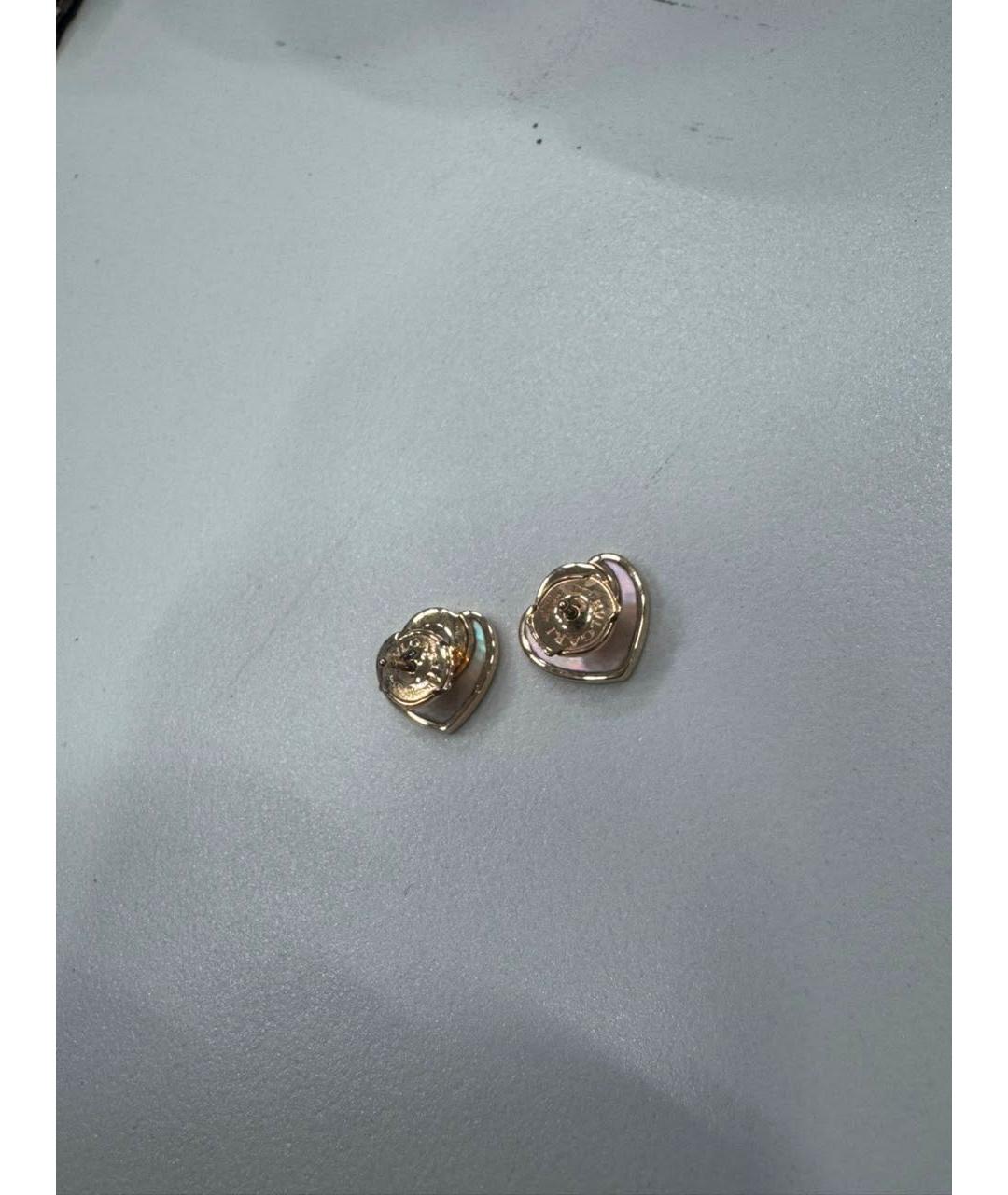 BVLGARI Золотые серьги из розового золота, фото 3