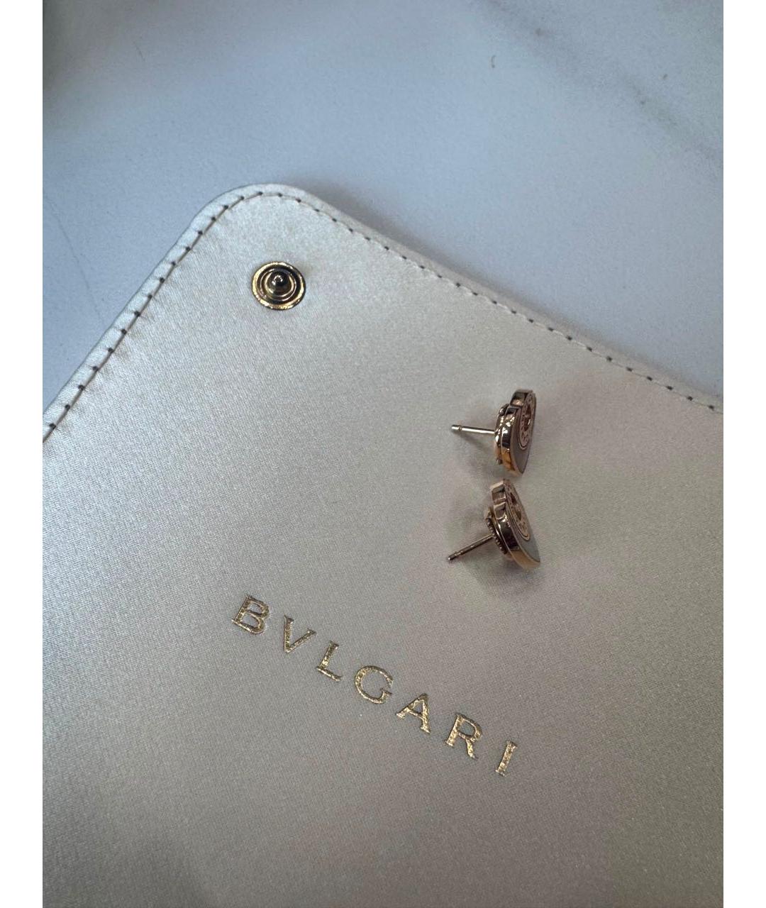 BVLGARI Золотые серьги из розового золота, фото 2