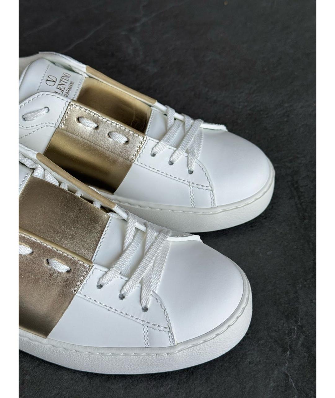 VALENTINO Белые кожаные кеды, фото 6