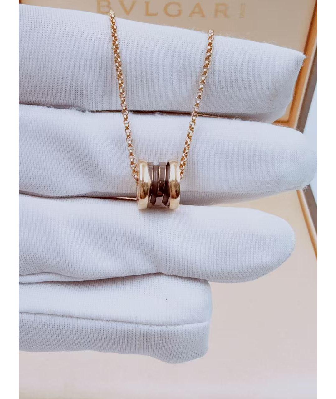 BVLGARI Золотое колье из розового золота, фото 4