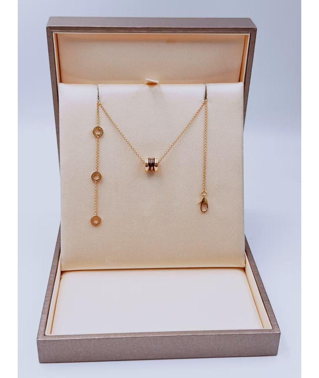 BVLGARI Золотое колье из розового золота, фото 5