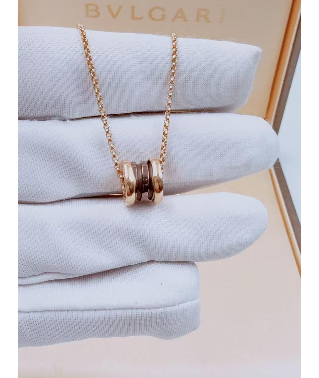 BVLGARI Золотое колье из розового золота, фото 3