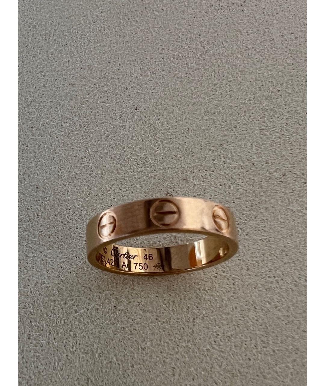 CARTIER Золотое кольцо из розового золота, фото 5
