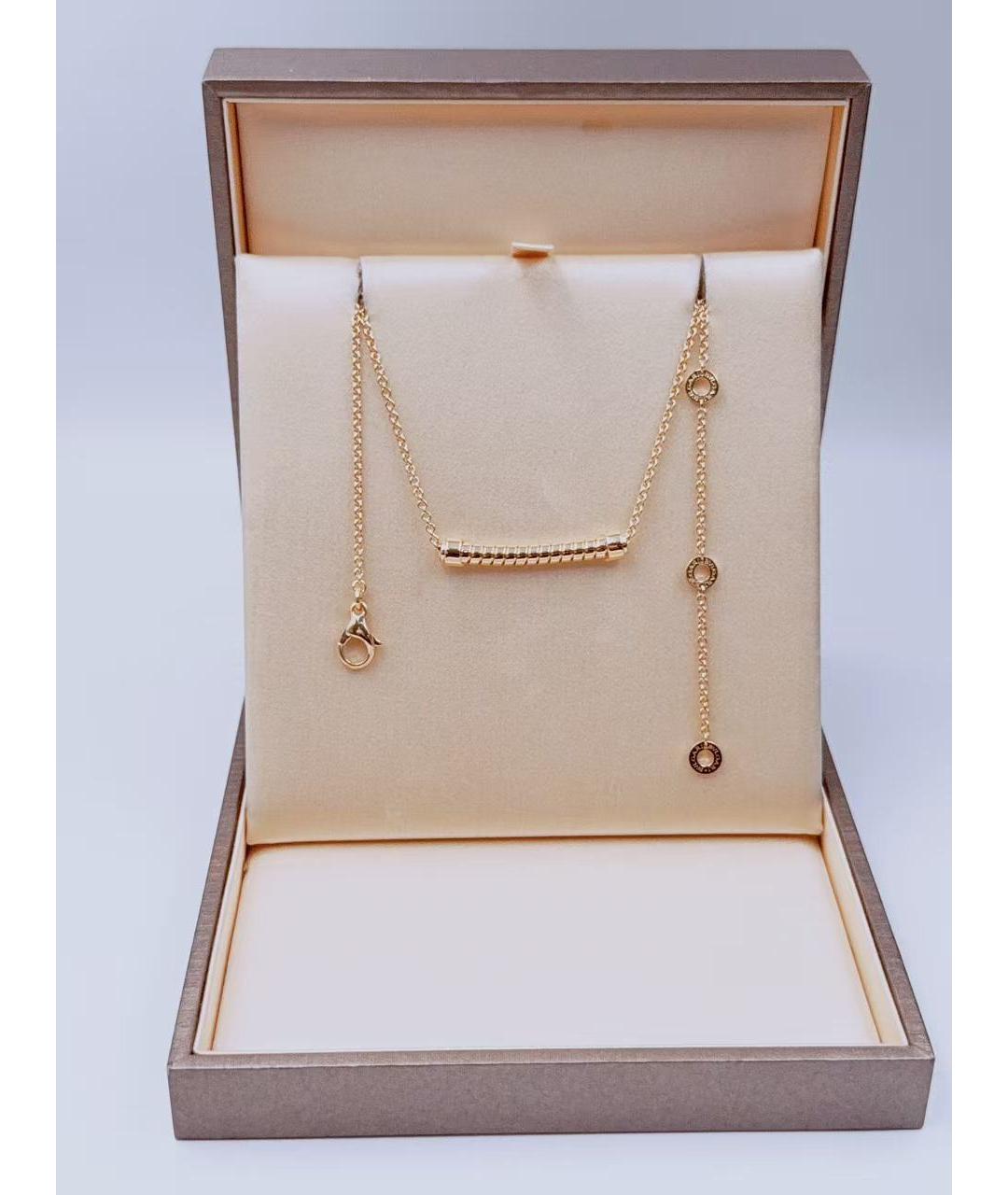 BVLGARI Золотое колье из розового золота, фото 4