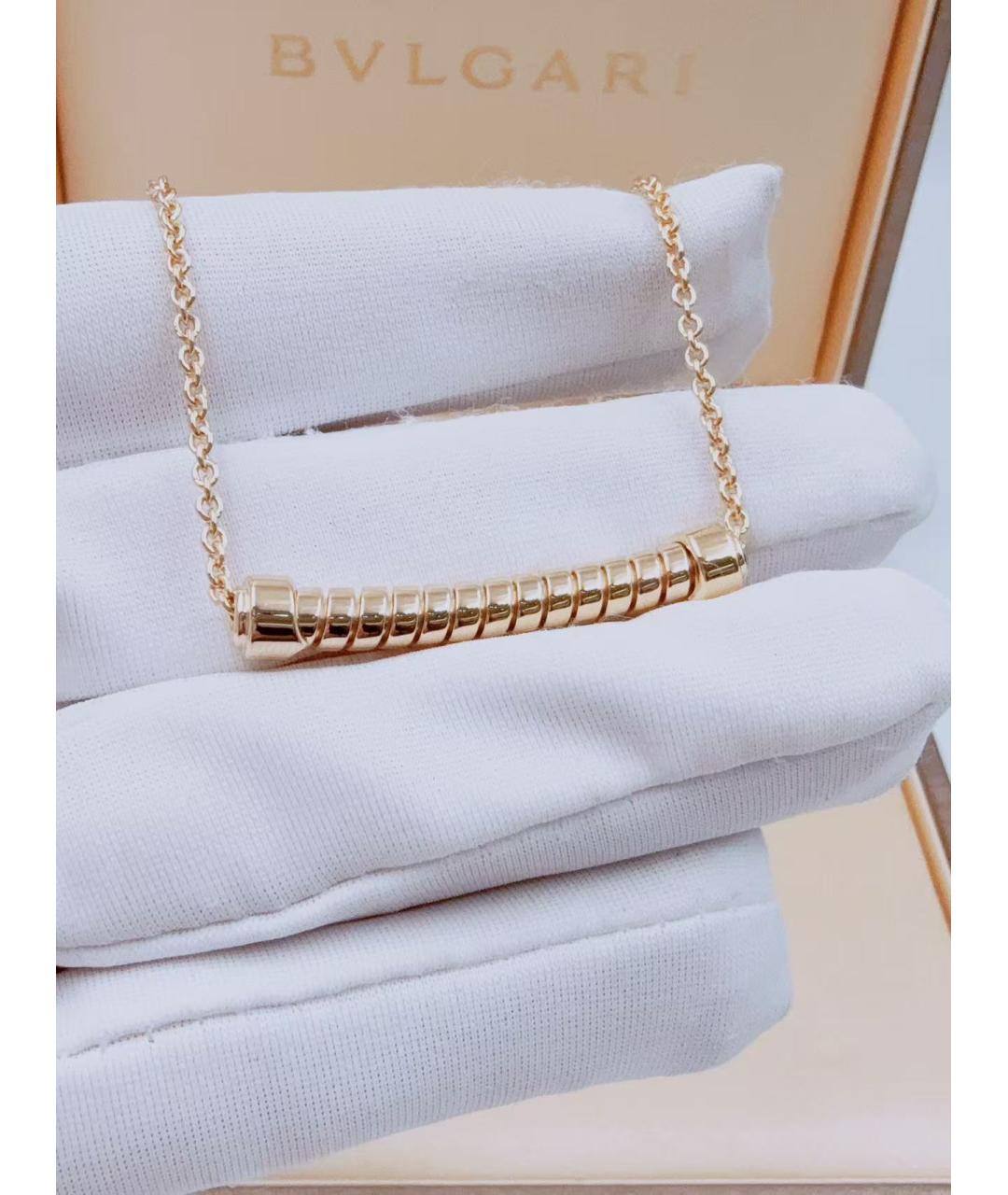 BVLGARI Золотое колье из розового золота, фото 5