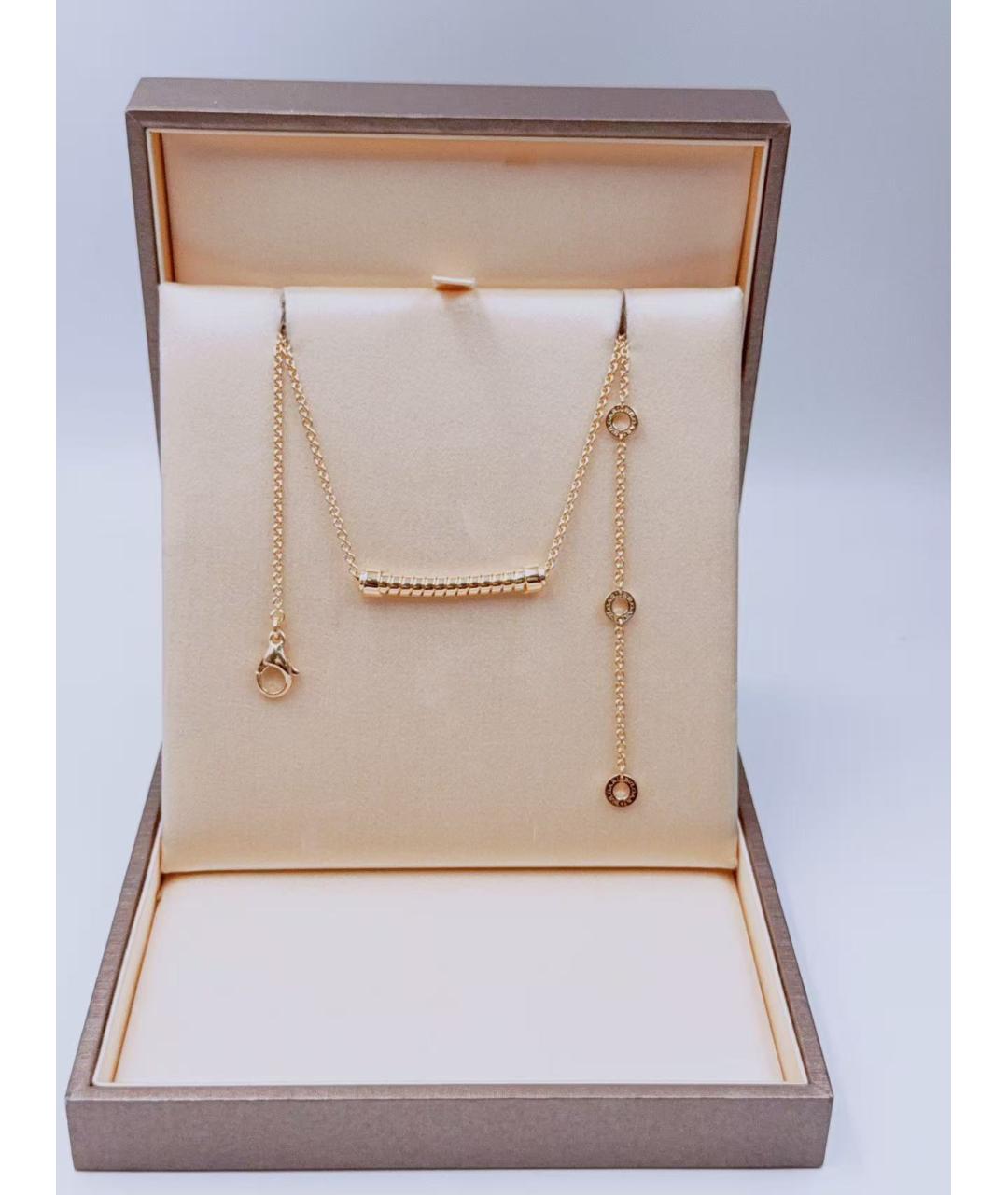 BVLGARI Золотое колье из розового золота, фото 3