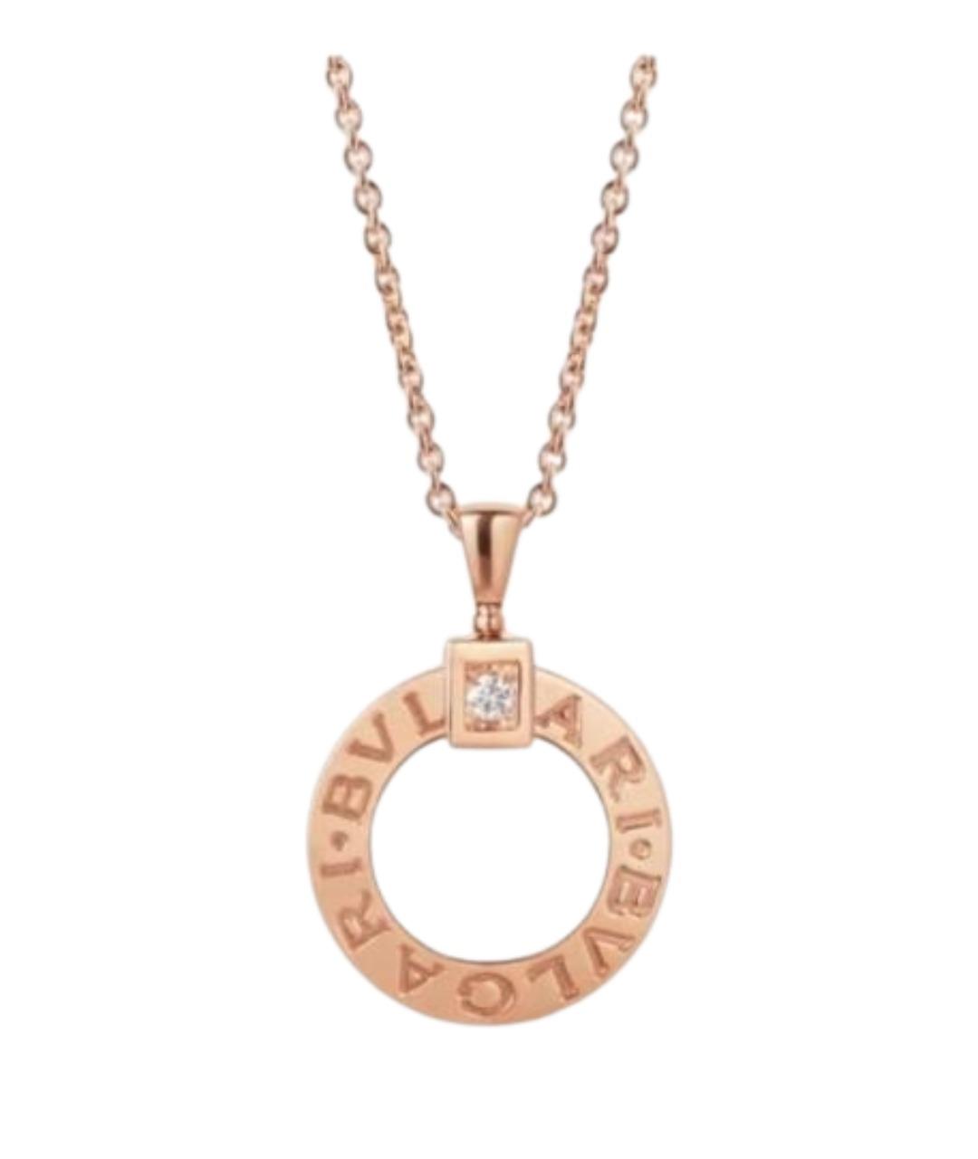 BVLGARI Золотое колье из розового золота, фото 1