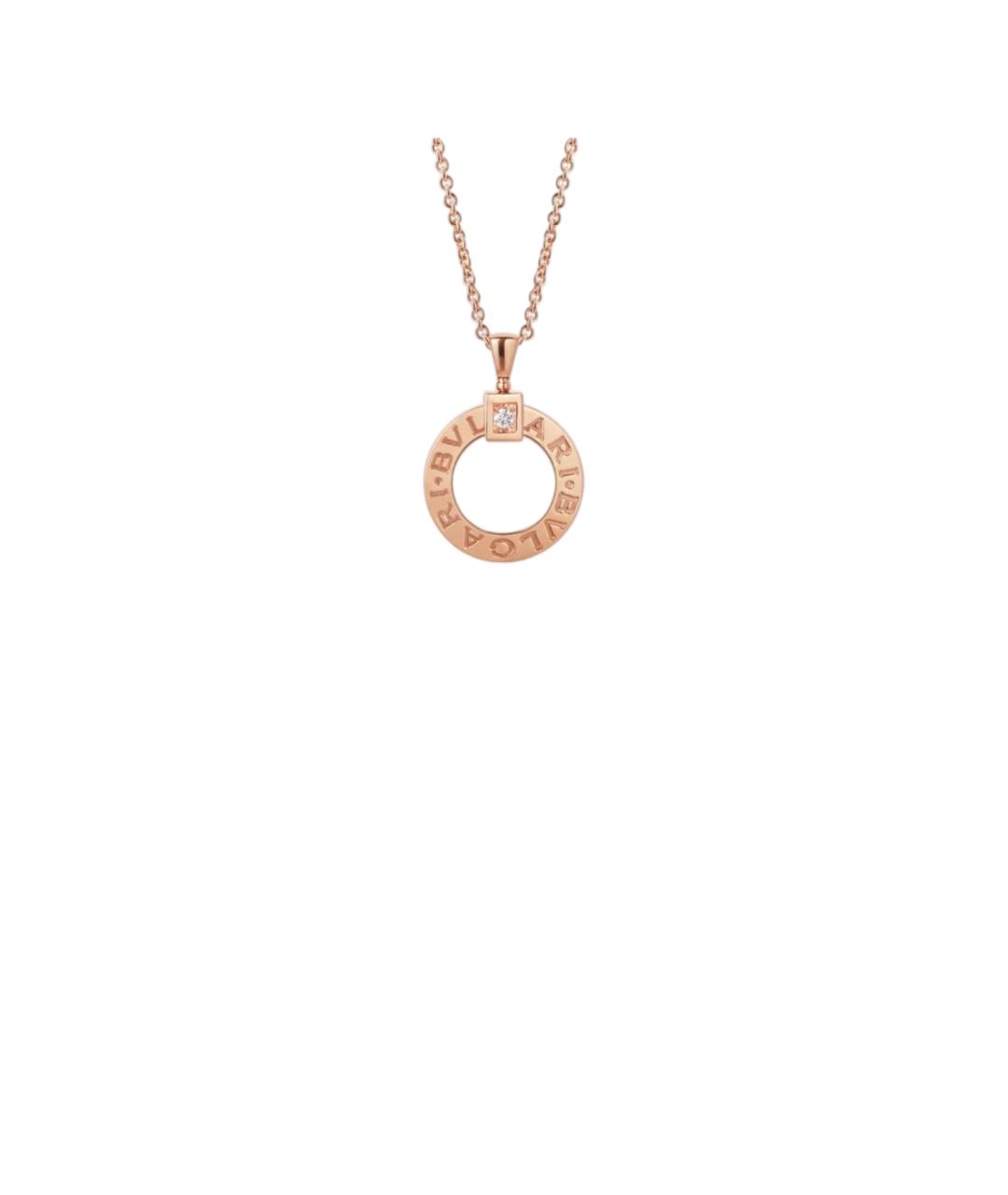 BVLGARI Золотое колье из розового золота, фото 6