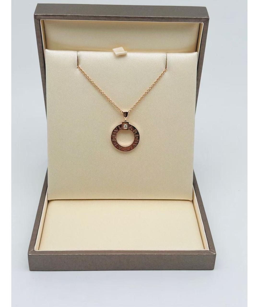 BVLGARI Золотое колье из розового золота, фото 2