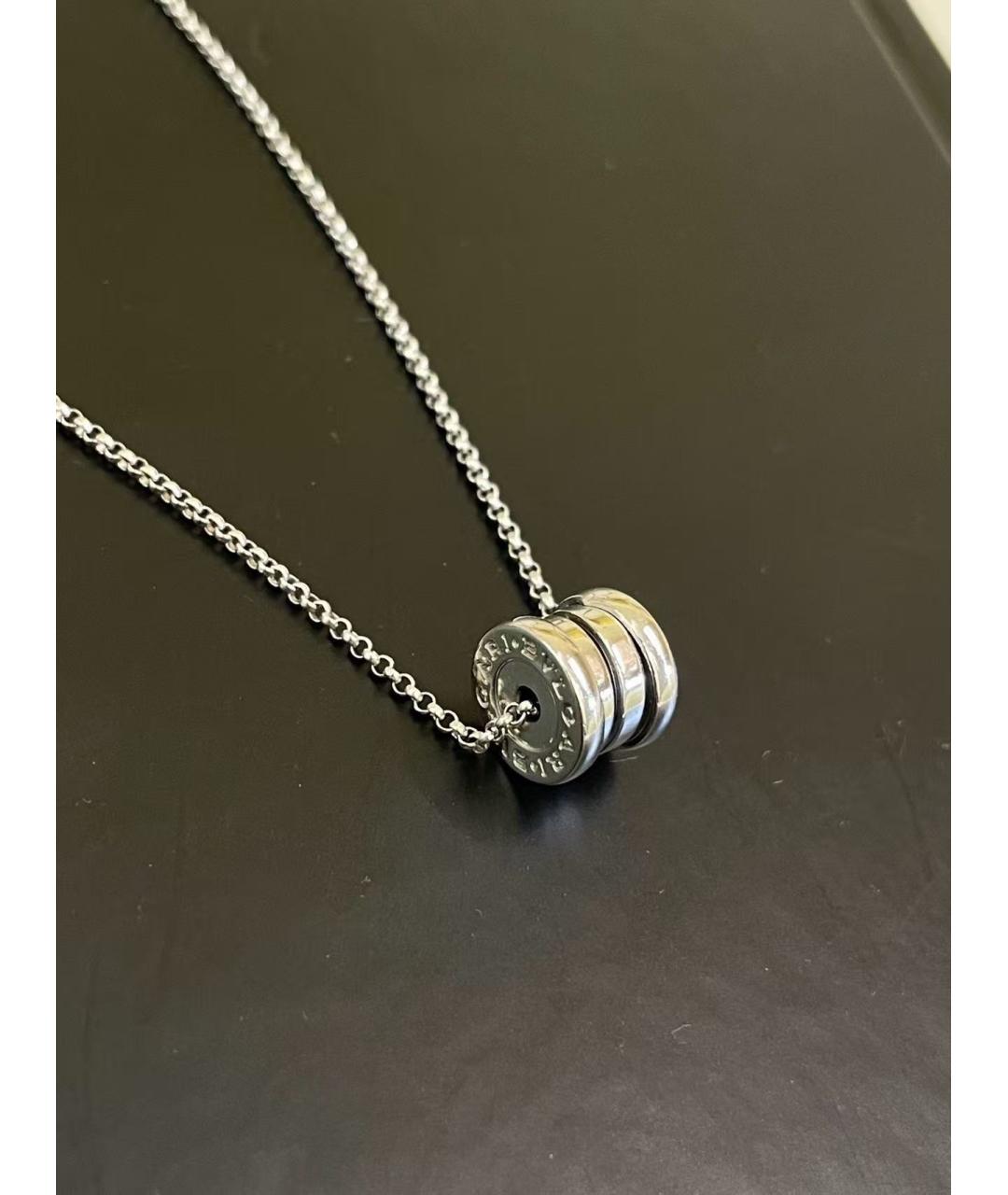BVLGARI Серебряное колье из белого золота, фото 2