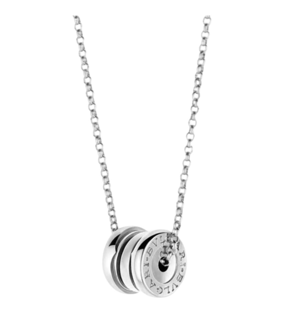 BVLGARI Серебряное колье из белого золота, фото 1