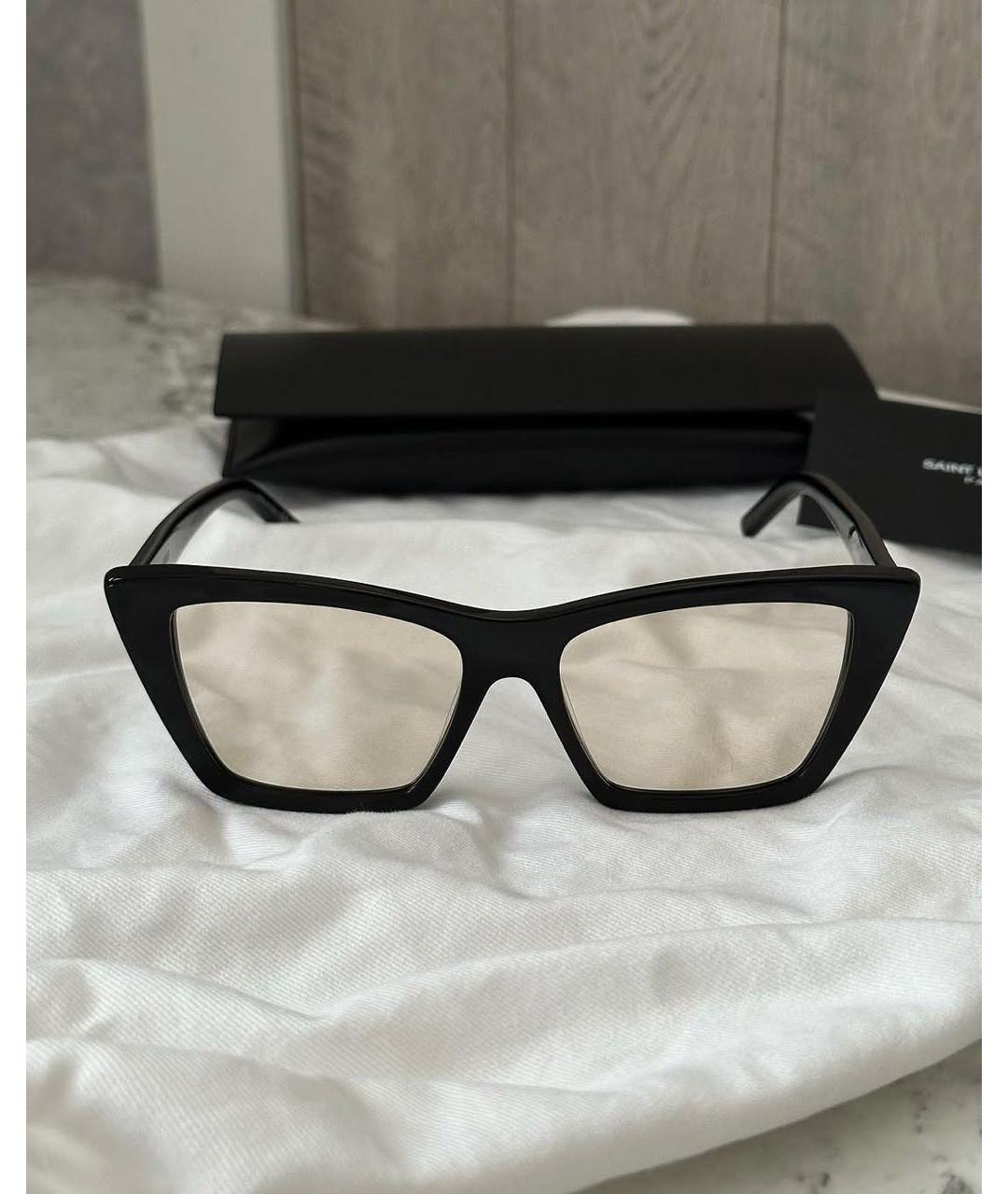 SAINT LAURENT Черные солнцезащитные очки, фото 5