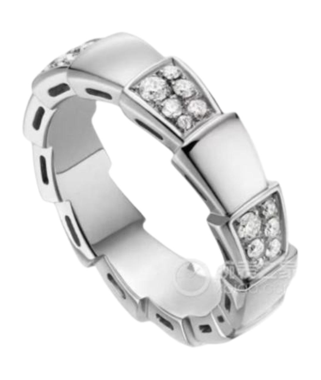 BVLGARI Серебряное кольцо из белого золота, фото 1