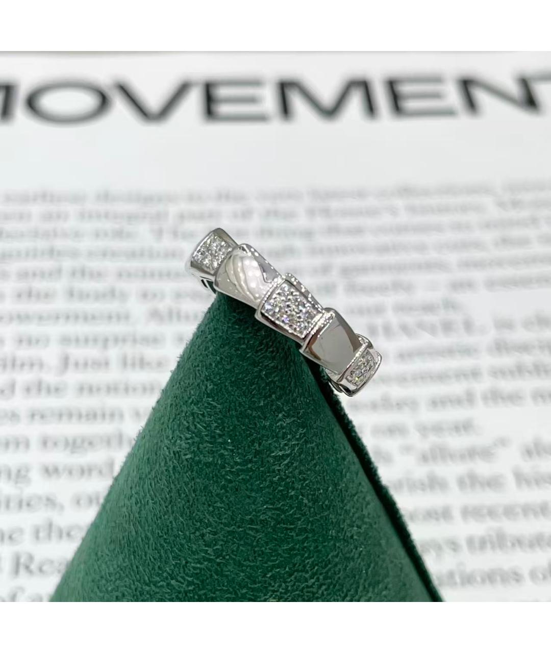 BVLGARI Серебряное кольцо из белого золота, фото 3