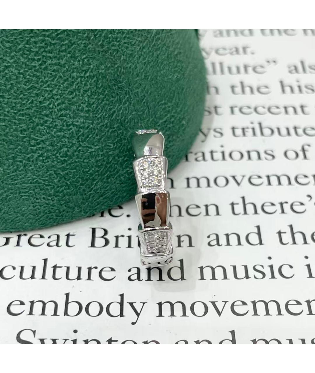 BVLGARI Серебряное кольцо из белого золота, фото 4