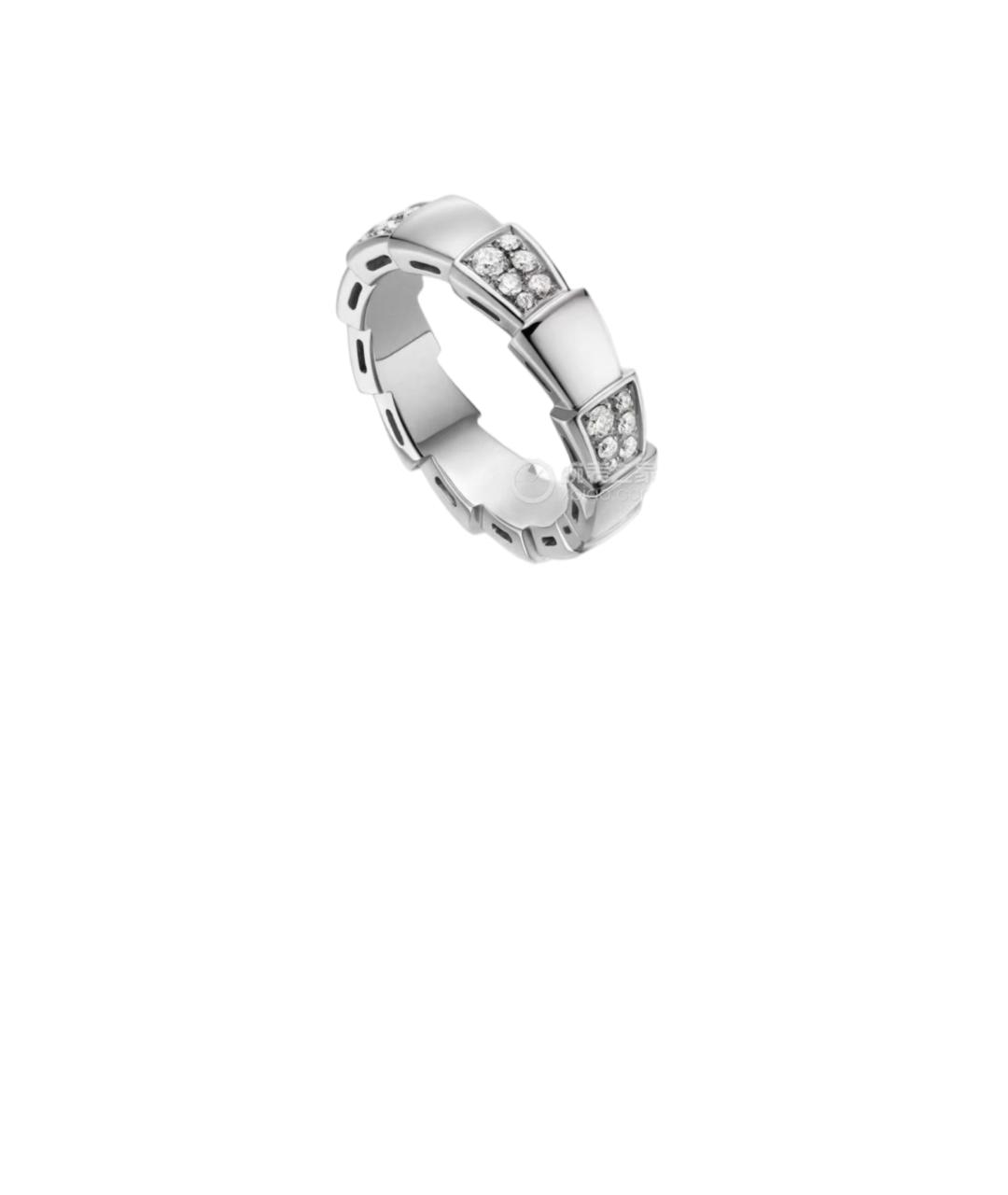 BVLGARI Серебряное кольцо из белого золота, фото 6