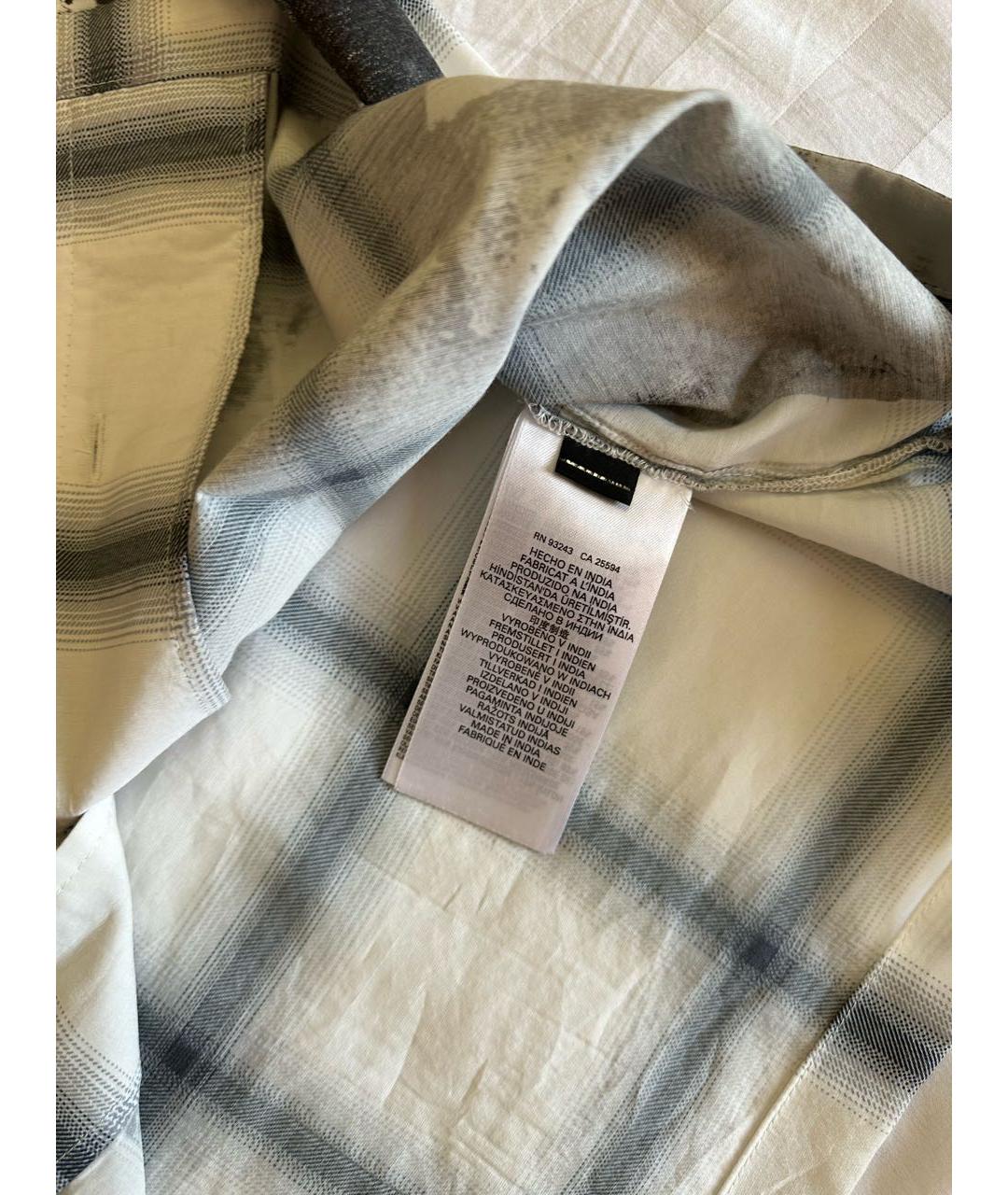 DIESEL Антрацитовая хлопковая кэжуал рубашка, фото 6