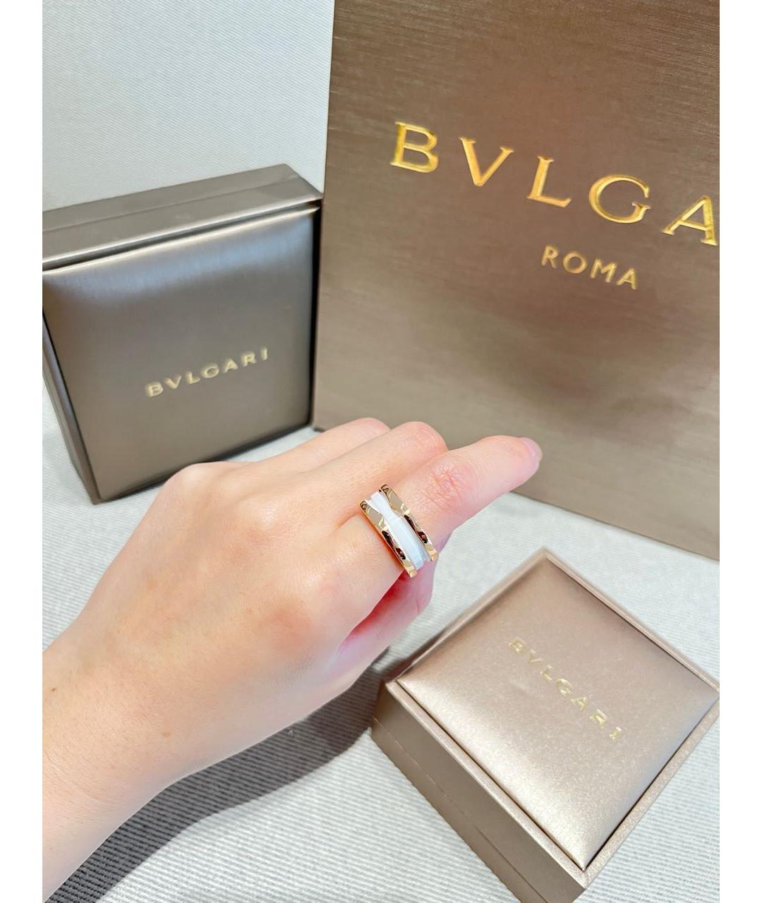 BVLGARI Золотое кольцо из розового золота, фото 7
