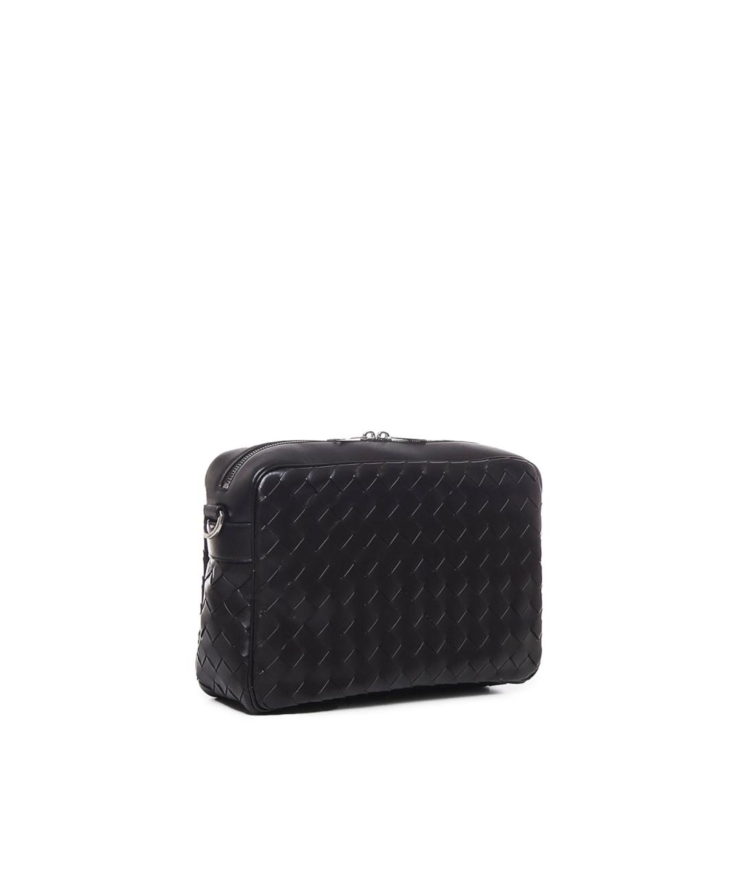 BOTTEGA VENETA Коричневая кожаная сумка на плечо, фото 3