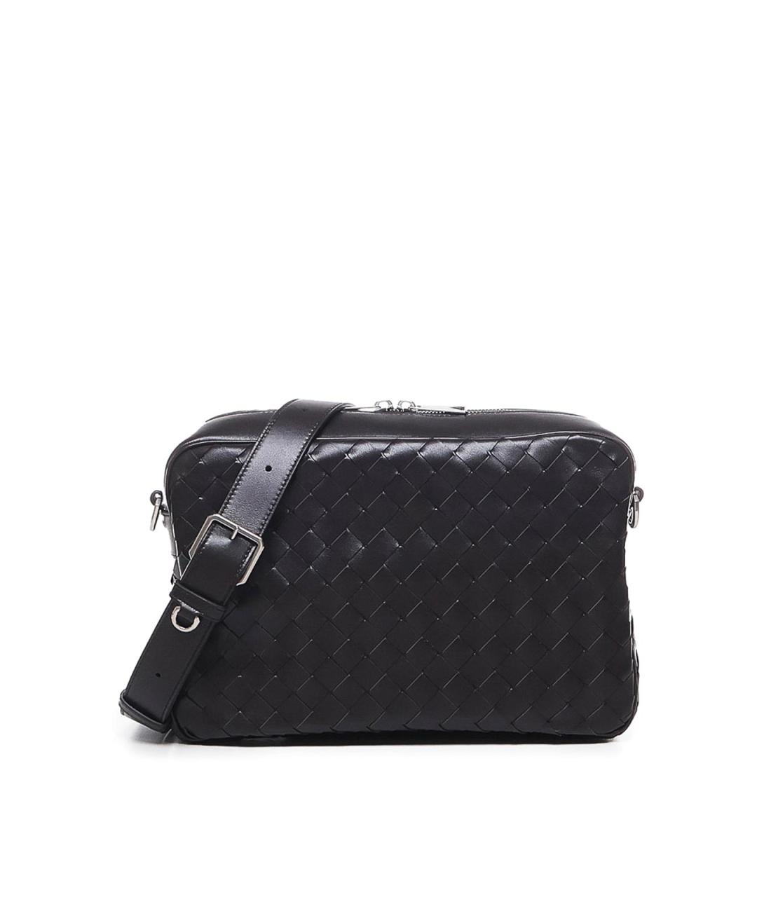 BOTTEGA VENETA Коричневая кожаная сумка на плечо, фото 1