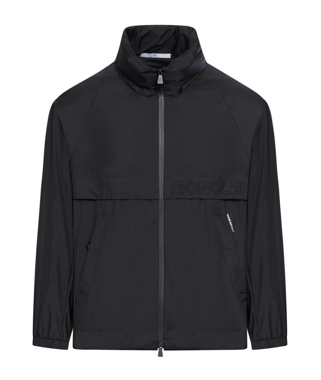 MONCLER Черная полиамидовая куртка, фото 1