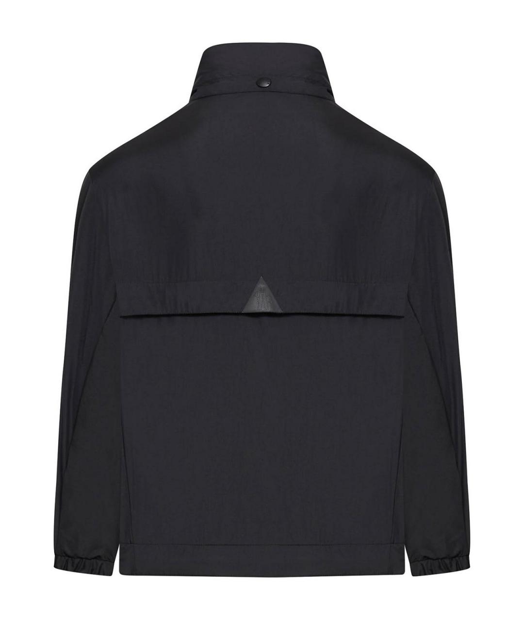 MONCLER Черная полиамидовая куртка, фото 2