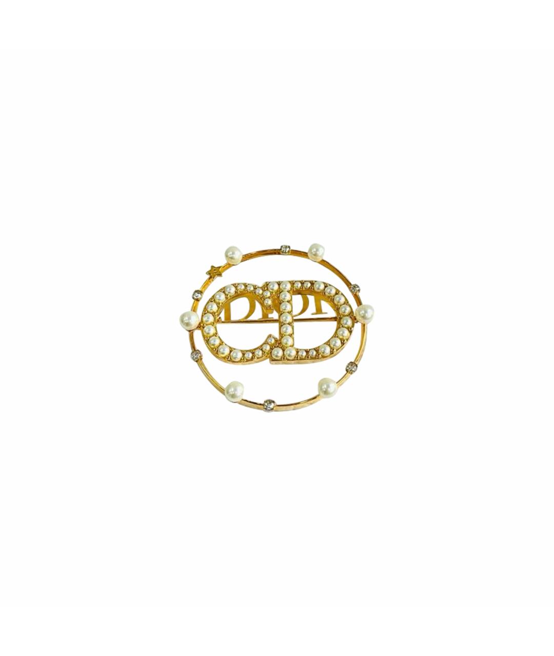 CHRISTIAN DIOR Золотая булавка / брошь, фото 1