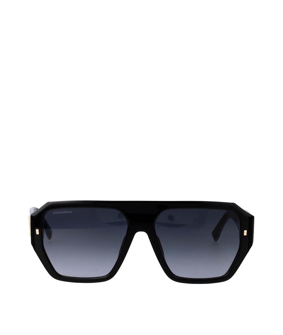 DSQUARED2 Черные пластиковые солнцезащитные очки, фото 1