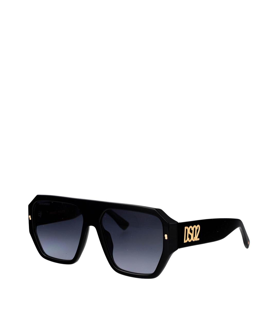 DSQUARED2 Черные пластиковые солнцезащитные очки, фото 2